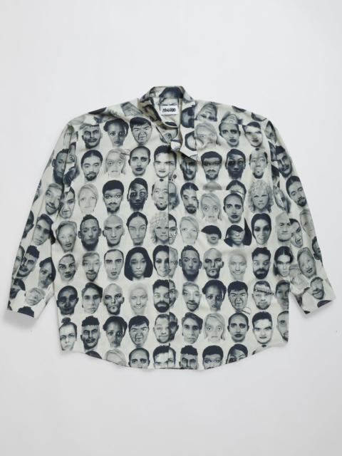MAGLIANO Finalists Twisted Shirt Black And White Mix