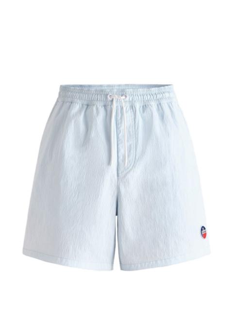 Fusalp Halfi drawstring textured swim shorts