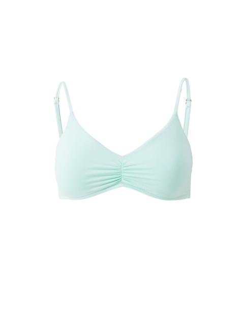 MELISSA ODABASH NASHVILLE MINT BIKINI TOP