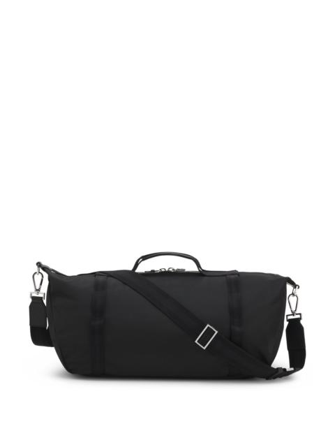 BOSS DUFFEL BAG WITH METAL LOGO AND FRONT POCKET