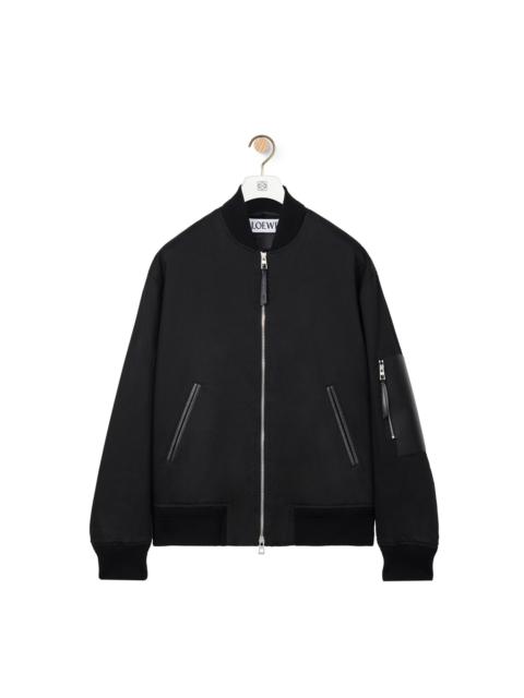 Loewe Bomber jacket in cotton