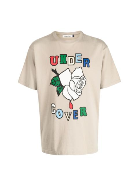 Rose cotton T-shirt
