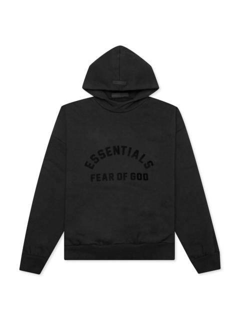 ESSENTIALS HOODIE - JET BLACK