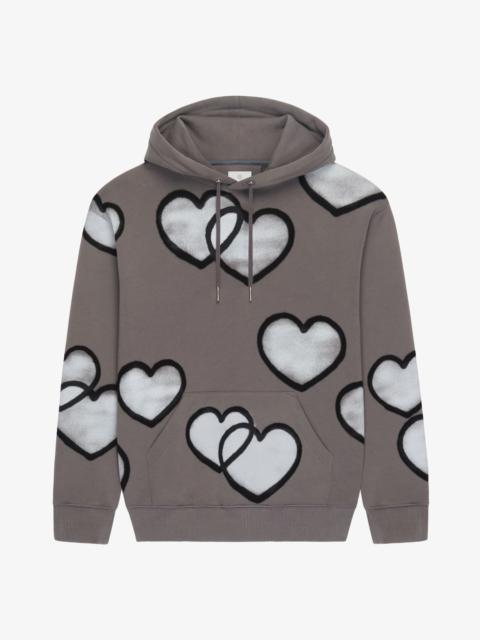 Givenchy HOODIE WITH TAG EFFECT PRINTS