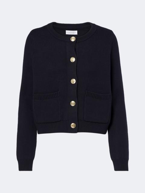 velvet Mahal cotton and cashmere cardigan