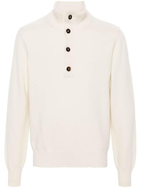 TOM FORD buttoned-collar jumper