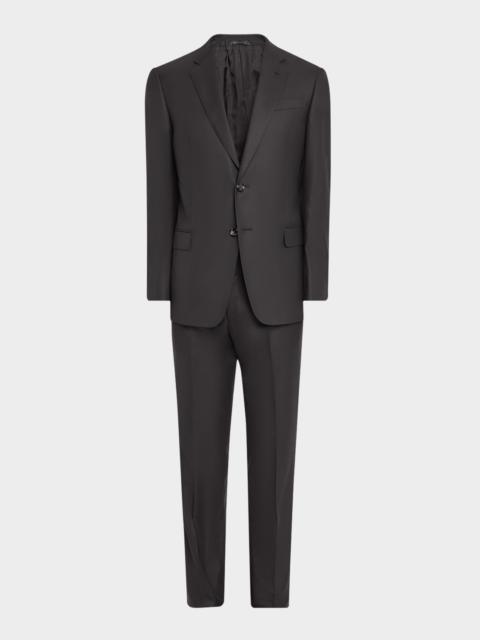 GIORGIO ARMANI Men's Basic Wool Two-Piece Suit