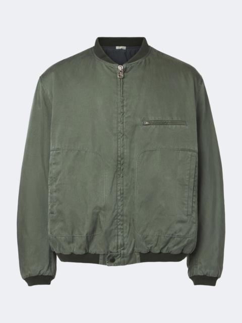 A.PRESSE Silk and cotton bomber jacket