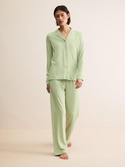 Derek Rose Women's Pajamas Lara Micro Modal Stretch Pistachio Green