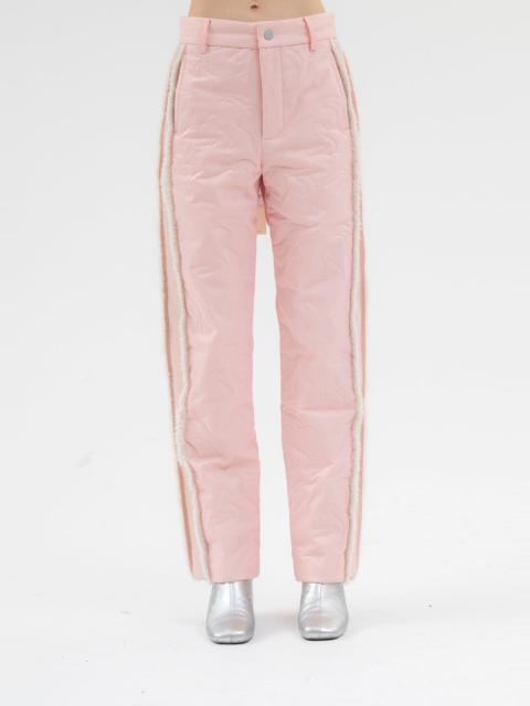 PINK QUILTED PHOENIX TROUSERS