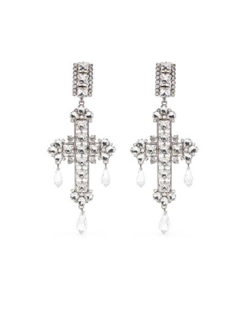 Alessandra Rich crystal-embellished earrings