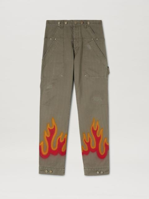 Palm Angels BURNING CARGO PANTS