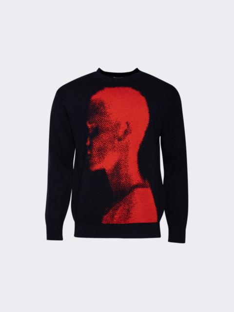Dries Van Noten 02310-moses 9700 M.k.sweater Navy