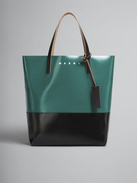 TRIBECA SHOPPING BAG IN GREEN AND BLACK