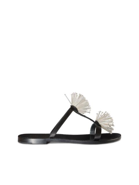 PUCCI embroidered slides