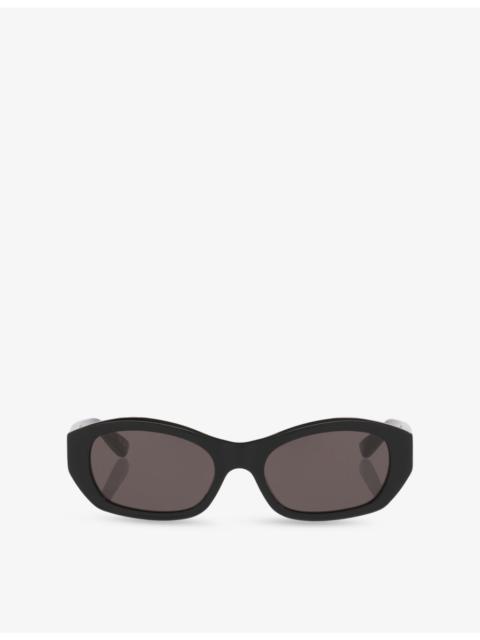 BALENCIAGA 6E000496 Oval-Frame Acetate Sunglasses