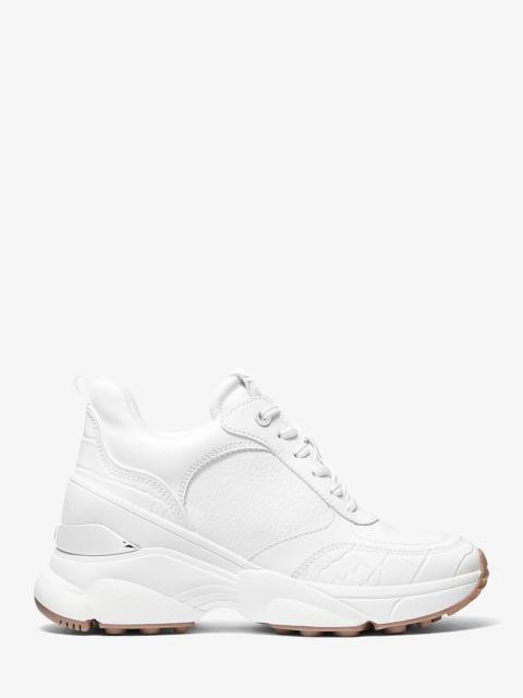 MICHAEL KORS Katrina Mixed-Media Trainer