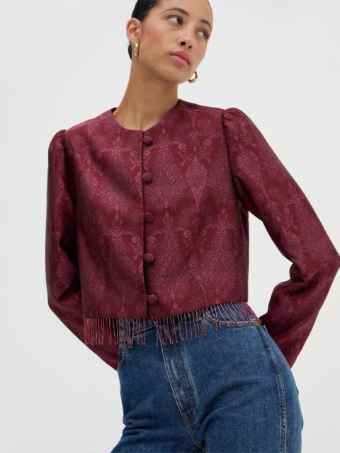 Hill House Home The Doyers Jacket - Plum Damask