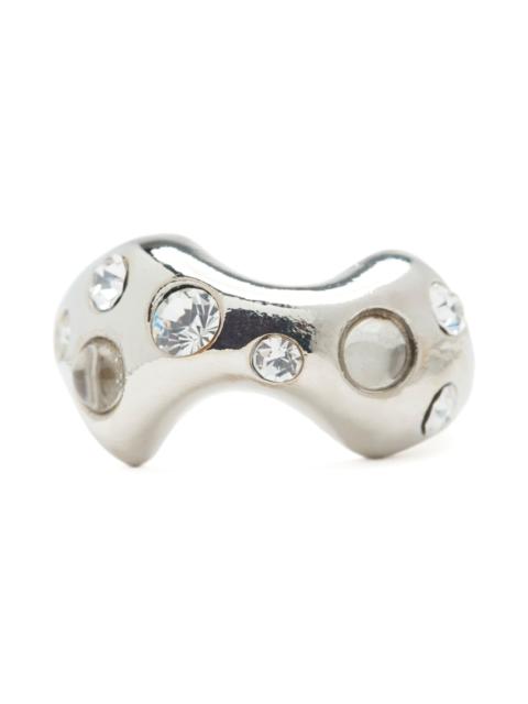 Collina Strada SILVER CLEAR BAT TOE RING