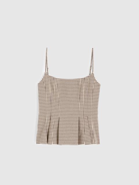 Madewell Darted Peplum Cami Top