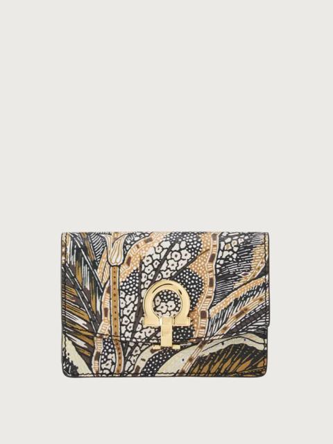 FERRAGAMO GANCINI BUSINESS CARD HOLDER