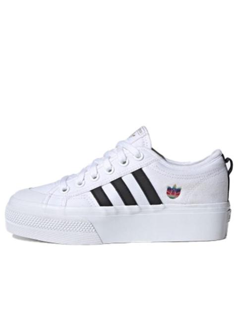 (WMNS) adidas Nizza Platform 'Colorful Trefoil' FX8538