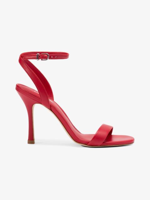 Larroudé Nyx Sandal In Red Leather
