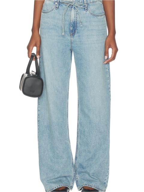 rag & bone Featherweight Phoebe Drawstring Wide Jeans