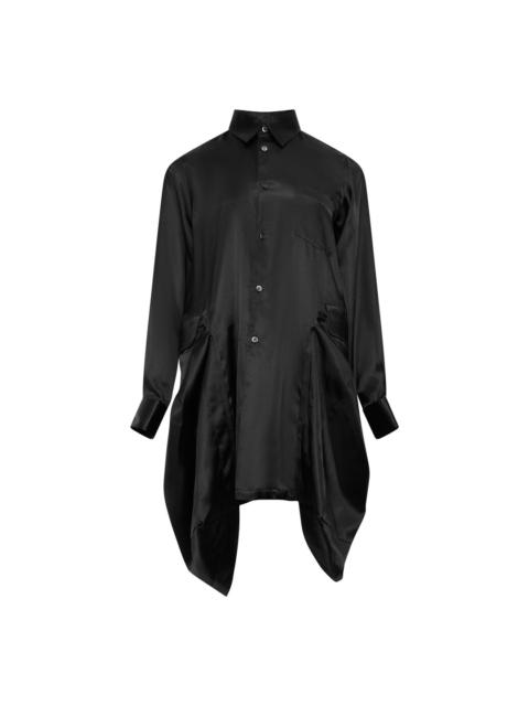 Comme des Garçons Comme des Garçons Satin Rounded Collar Blouse