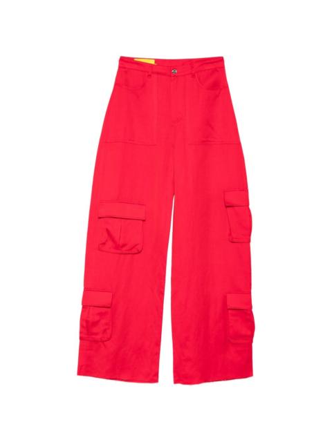 MARQUES’ALMEIDA satin cargo pants