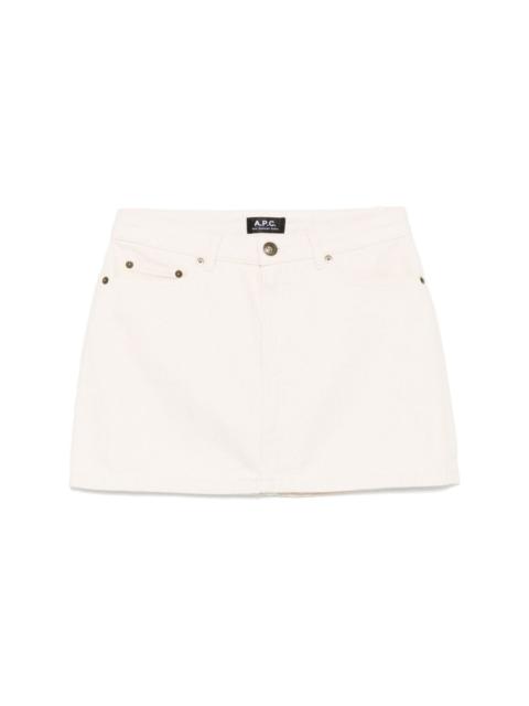 A.P.C｜SKIRTS (Romane Skirt (COHAF F06431 LZZ)) Romane skirt | Heavyweight recycled checked tweed | A.P.C.