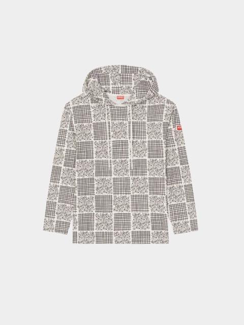 KENZO 'Patchwork' loose-fit hooded T-shirt