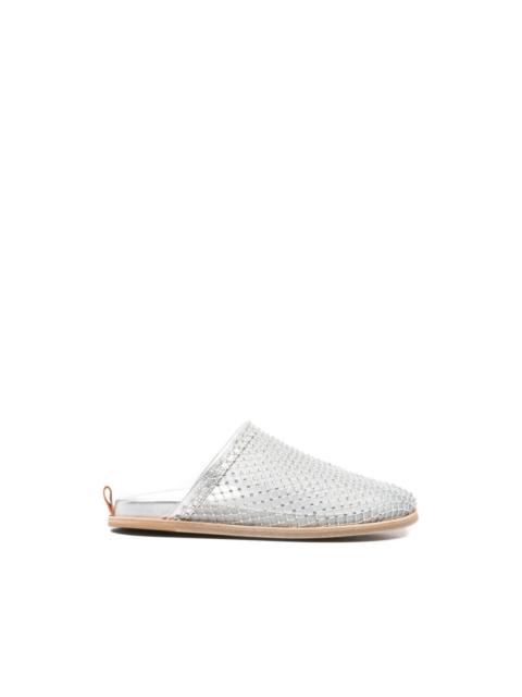 forte_forte studded woven mules