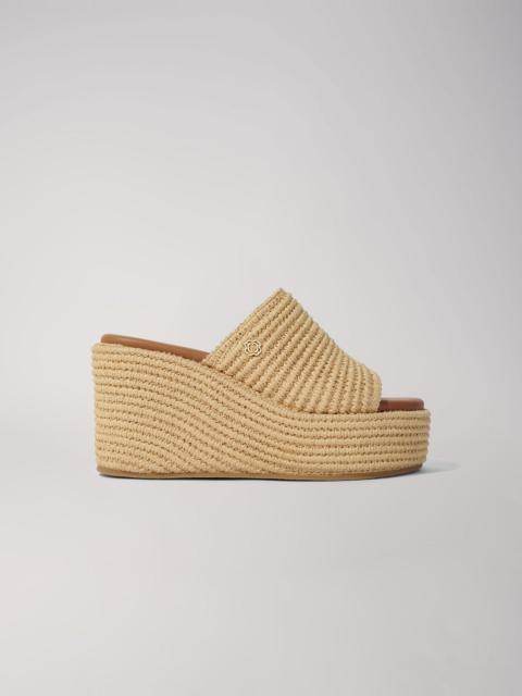 maje Platform mules