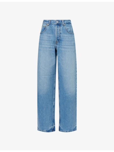 JACQUEMUS Le De-Nimes Large Wide-Leg Denim Jeans