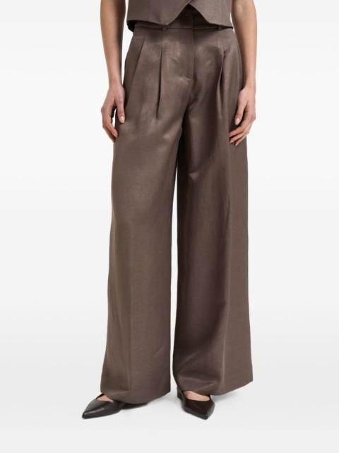PESERICO pleated trousers