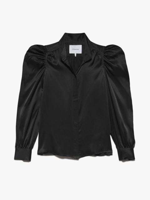 Gillian Long Sleeve Top in Noir