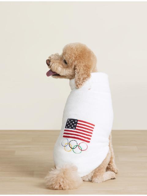 Barefoot Dreams CozyChic® Team USA Flag Olympic Ring Pet Sweater