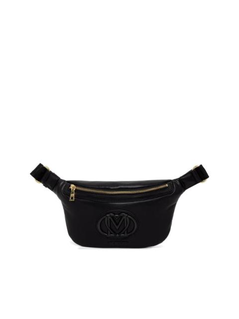 Moschino logo-plaque belt bag