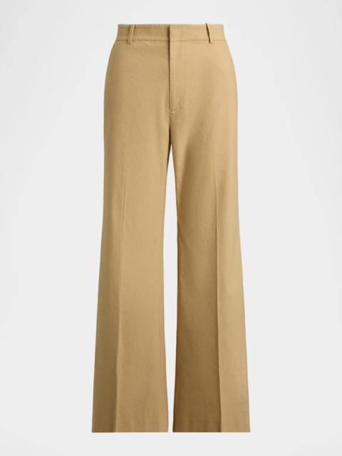 Polo Ralph Lauren Cotton-Blend Wide-Leg Pants