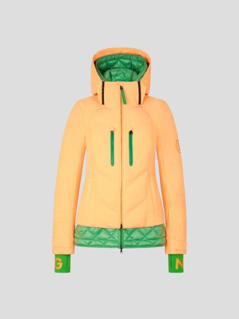 BOGNER Maela Ski jacket in Orange/Green