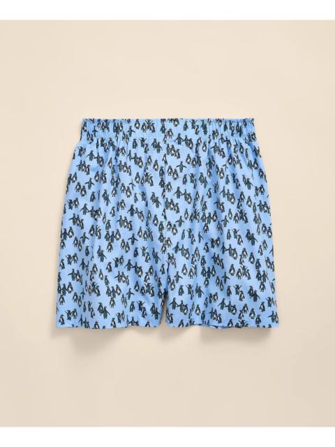 Brooks Brothers Cotton Broadcloth Penguin Motif Boxers