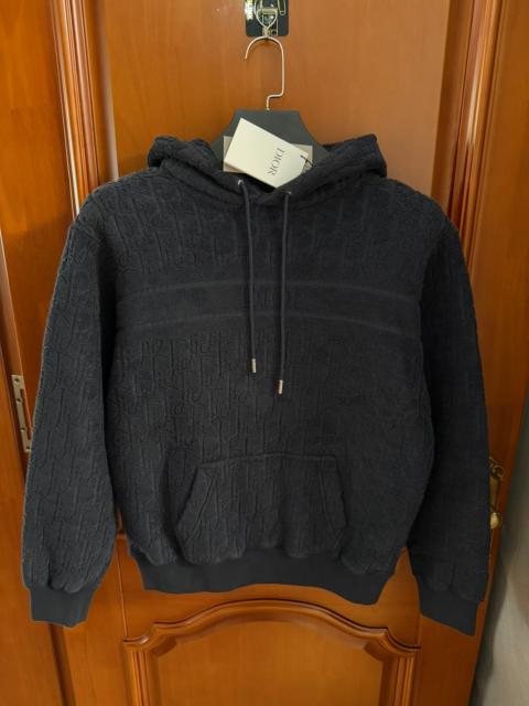 Dior Dior Black Tonal Print Hooded Sweater