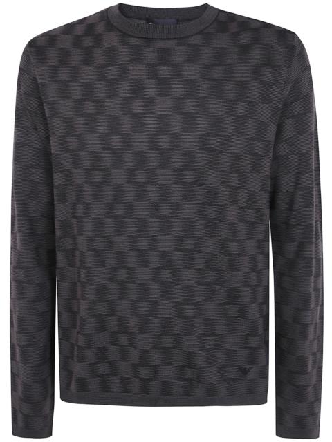 EMPORIO ARMANI Sweater Round Neck "F6030 Chocolate Fancy"