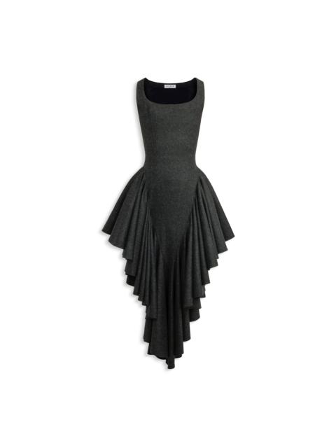 Alaïa FELTED WOOL TRIANGLE DRESS