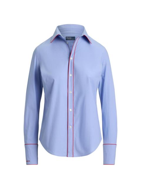 Polo Ralph Lauren contrast-piping stretch shirt