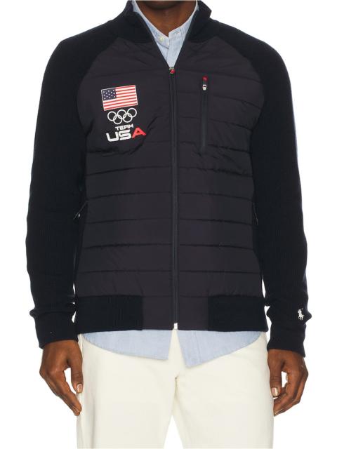 Polo Ralph Lauren Winter Olympics Nylon Sweater Full Zip