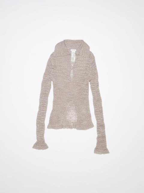 Acne Studios Wide rib jumper - Dusty lilac
