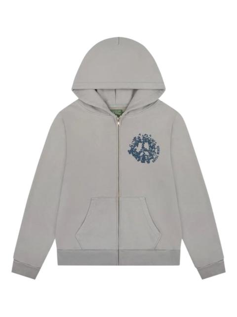 DENIM TEARS University zip-up hooded hoodie