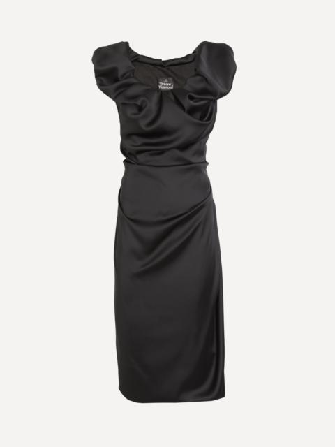 Ginnie Amber Satin Dress